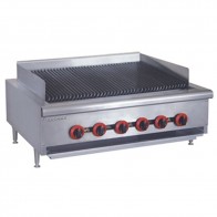 Gasmax LPG Gas 6 Burner Char Grill Top QR-36ELPG