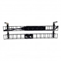 Rapid Wiring Dual Tier Cable Basket 4 x GPO + 2 x Data