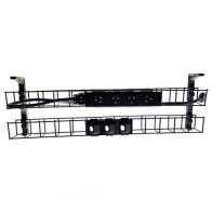 Rapid Wiring Dual Tier Cable Basket 4 GPO + 3 Data