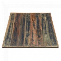 Distressed Black Recycled Timber Table Top
