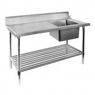 FED Right Inlet Single Sink Dishwasher Bench SSBD7-1800R/A