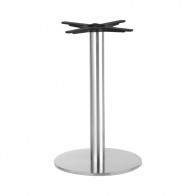 Jaquelina Stainless Steel Table Base Round