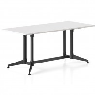 Typhoon Meeting Table with Black Legs