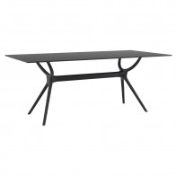 Vento Rectangle Commercial Outdoor Dining Table