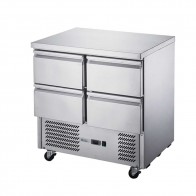 FED-X Four Drawer Compact Workbench Fridge - XGNS900-4D