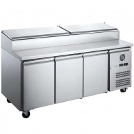 FED-X S/S Three Door Sandwich Counter - XSS8C20S3V