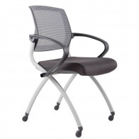 Zoom Mesh Back Training And Conference Folding Chair