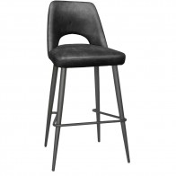 Bella Bar Stool V2 Black Legs