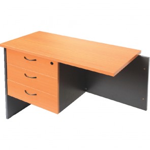 Beech 3 Drawers Fixed Office Pedestal