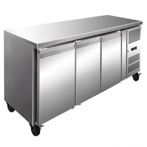 Thermaster S/S Three Door Bench Freezer 386L FE3100BT