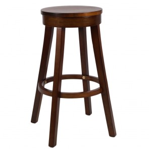 Lucia Minimal Wooden Bar Stool 75cm
