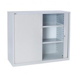 Accent Lockable Office Tambour with Shelves