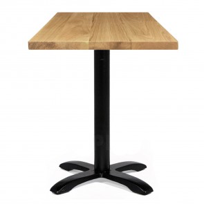 Alvina Modern Oak Square Timber Dining Table