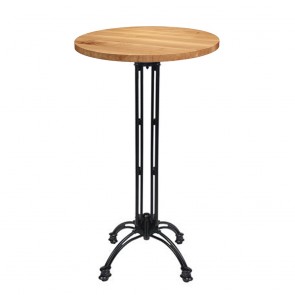 Angel Round Oak French Bistro Bar Table