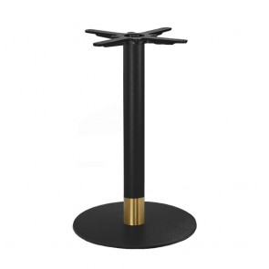 Annick Black Steel Table Base Round