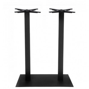 Annick Twin Bar Table Base Black Steel