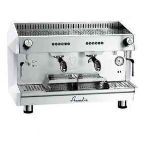 ARCADIA-G2 FED ARCADIA Professional Espresso coffee machine SS polish white 2 Group - ARCADIA-G2