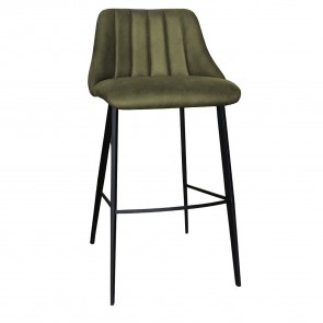 Aria Bar Stool Black Blade Legs