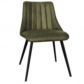 Aria Side Chair Black Blade Legs