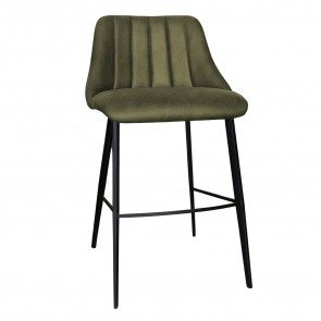 Aria Counter Stool Black Blade Legs