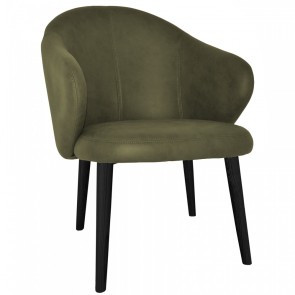 Ariel Arm Chair Black Steel Legs