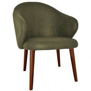 Ariel Arm Chair Walnut Wood Legs