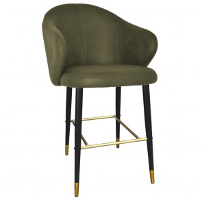 Ariel Bar Stool Brass Legs 76cm