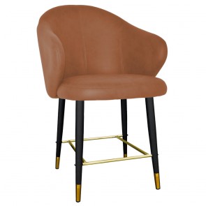 Ariel Counter Stool Brass Legs 66cm