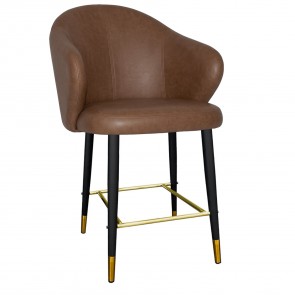 Ariel Counter Stool Brass Legs 66cm