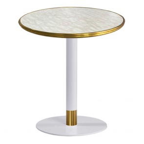 Annick Round Cafe Table Disc Base