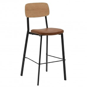 Asta Stackable Upholstered Bar Stool 75cm