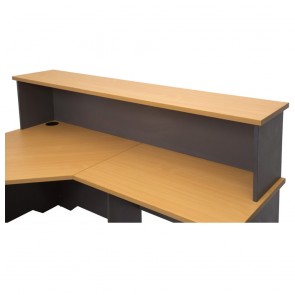 Beech Office Desk Hob