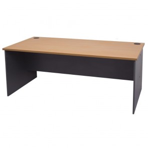 Beech Straight Office Desk