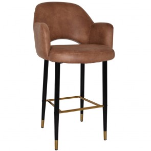 Bella Bar Chair Brass Legs 76cm