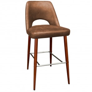 Bella Bar Stool Walnut Legs