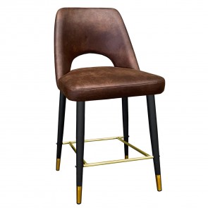 Bella Counter Chair Brass Legs