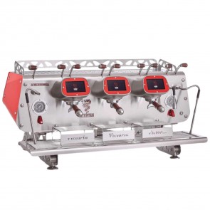 Bezzera VICTORIA Red 3-Group Professional Espresso Machine BZVICTORIA3R