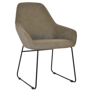 Bianca Waiting Room Chair Black Sled Base
