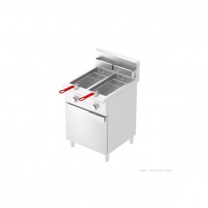BRENNER Volt 800 Series 2 x 25L Twin Tank Induction Deep Fryer - BREE8-600IFD