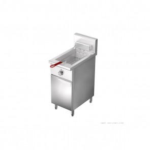 BRENNER Volt 800 Series 25L Single Tank Induction Deep Fryer - BREE8-400IFS