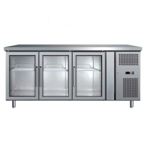 Bromic 417L Three Door Display Under Bar Fridge UBC1795GD