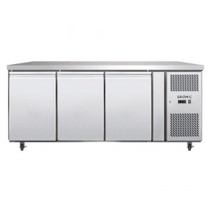 Bromic 417L Three Door Stainless Steel Horizontal Fridge UBC1795SD