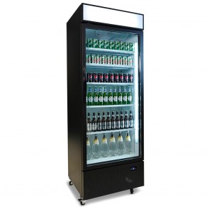 Bromic 690L Single Glass Door Display LED Fridge GM0690LB