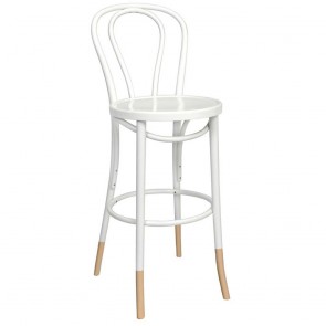 Bentwood Bar Stool with Back Genuine European