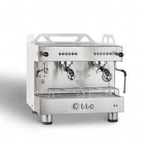 Bezzera Otto White Compact 2 Group Espresso Machine BZOTTOCDE2IW1