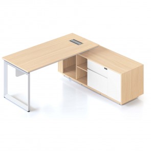 Casa Executive Loop Legs Workstation and Desk
