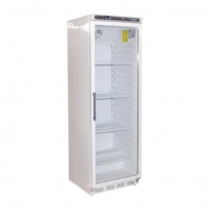 CD087-A Polar C-Series Upright Display Fridge White 400 Litre