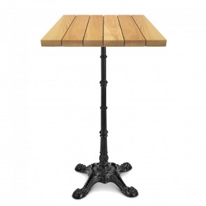 Celestine Rustic Industrial Outdoor Bistro Table