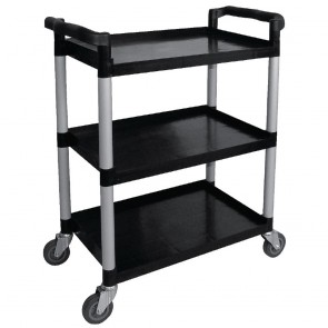 CF101 Polypropylene Compact Mobile Trolley Black