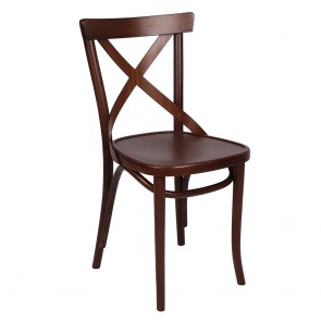 Cross Back Bentwood Chair A-8810/1 - Walnut